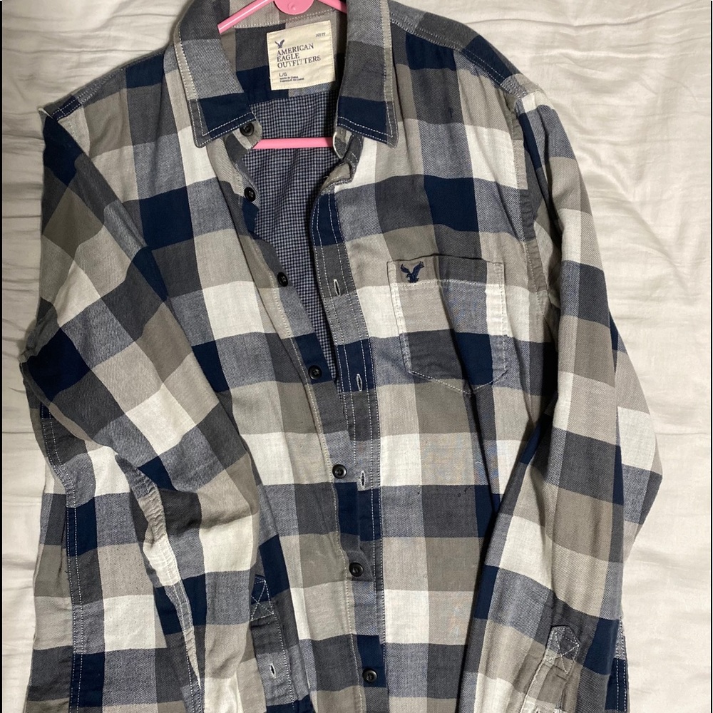 American Eagle. Long sleeve. Button up